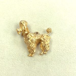 14k Yellow Gold Poodle Pendant/Charm
